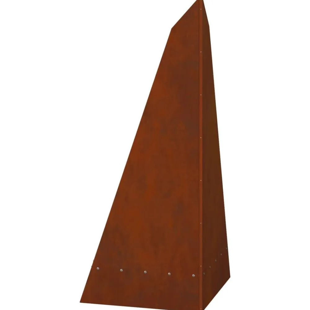 vidaXL Hoguera Marrón 58 x 40 x 100 cm Acero autopatinable Acero oxidado/marrón Hot