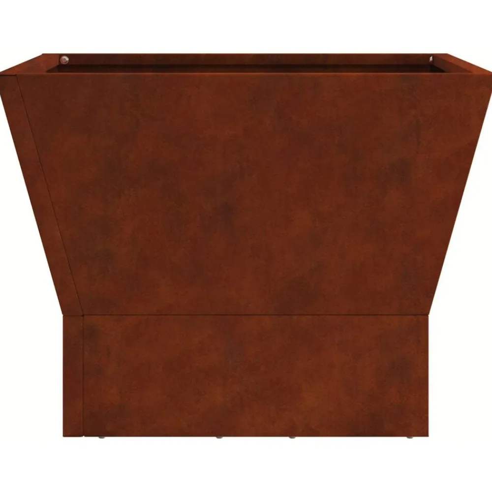 vidaXL Hoguera Marrón 40 x 40 x 35 cm Acero autopatinable Acero oxidado/marrón Sale