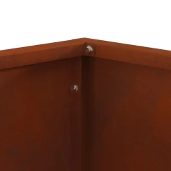 vidaXL Hoguera Marrón 40 x 40 x 35 cm Acero autopatinable Acero oxidado/marrón Sale