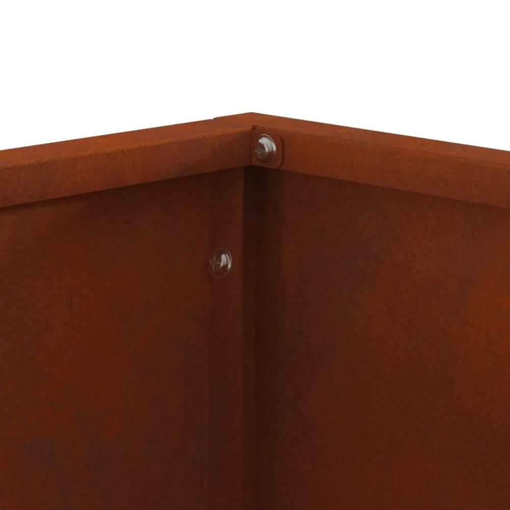 vidaXL Hoguera Marrón 40 x 40 x 35 cm Acero autopatinable Acero oxidado/marrón Sale