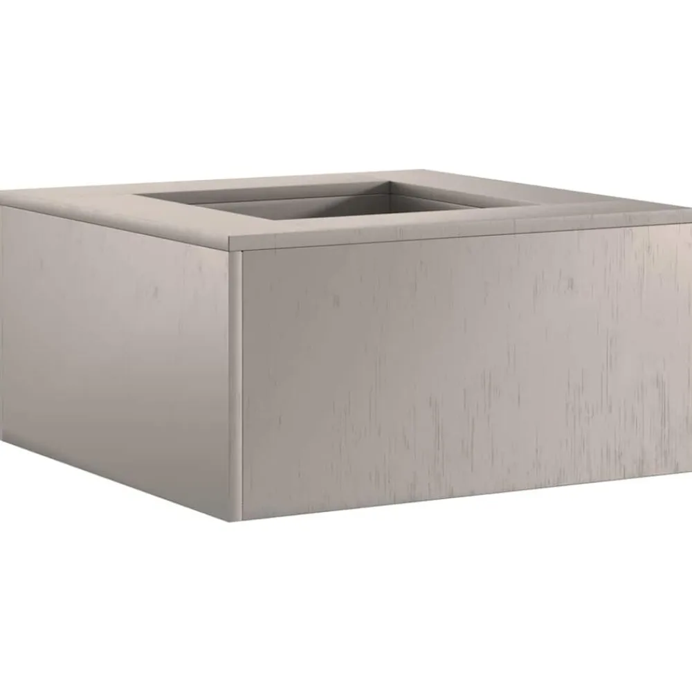 vidaXL Hoguera Marrón 60 x 60 x 30 cm Acero autopatinable Acero oxidado/marrón Online