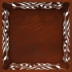 vidaXL Hoguera Marrón 40 x 40 x 40 cm Acero Acero oxidado/marrón Best