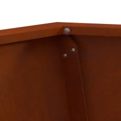 vidaXL Hoguera Marrón 50 x 50 x 40 cm Acero autopatinable Acero oxidado/marrón