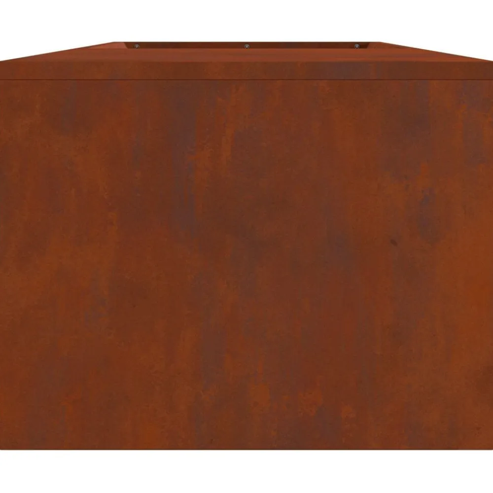 vidaXL Hoguera Marrón 160 x 45 x 35 cm Acero Acero oxidado/marrón New