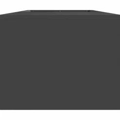 vidaXL Hoguera Negro 160 x 45 x 35 cm Acero Acero laminado en fr&iacute;o/negro Online