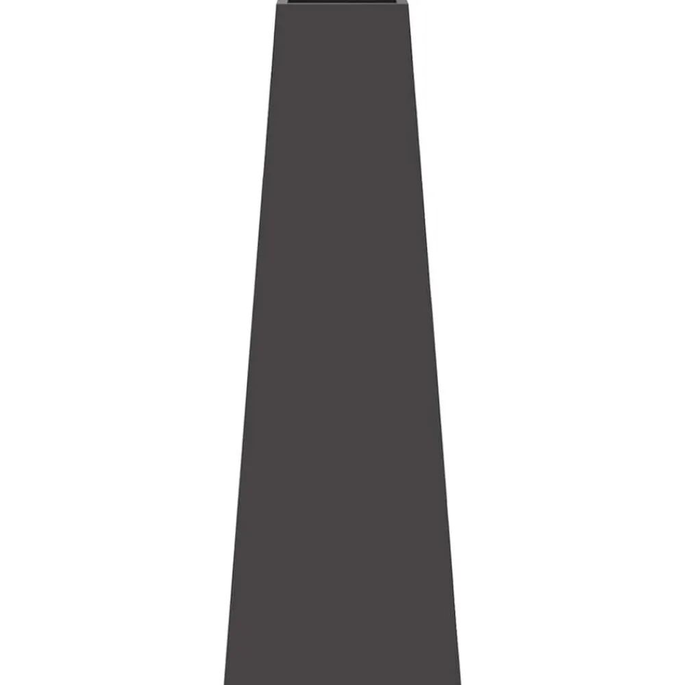 vidaXL Chimeneas-Hoguera Negro 50 x 35 x 100 cm Acero