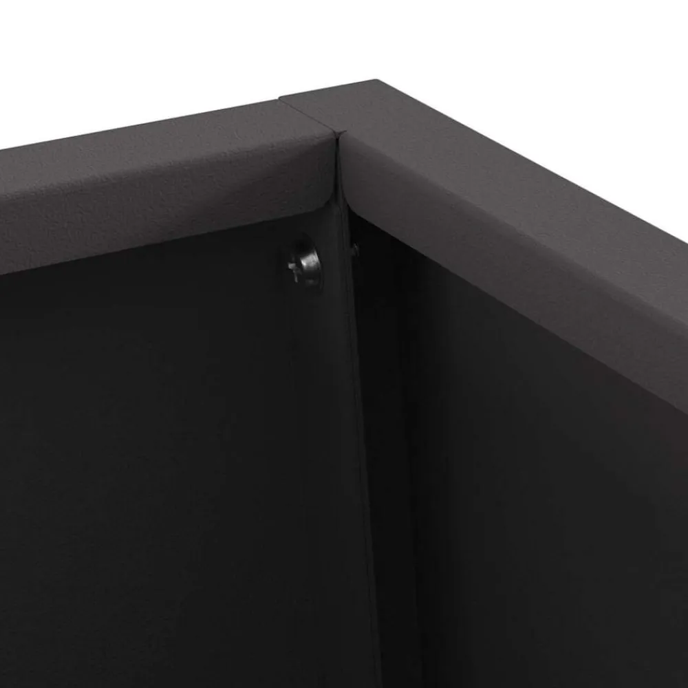 vidaXL Chimeneas-Hoguera Negro 50 x 35 x 100 cm Acero