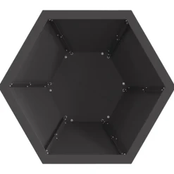 vidaXL Chimeneas-Hoguera Negro 50 x 50 x 40 cm Acero