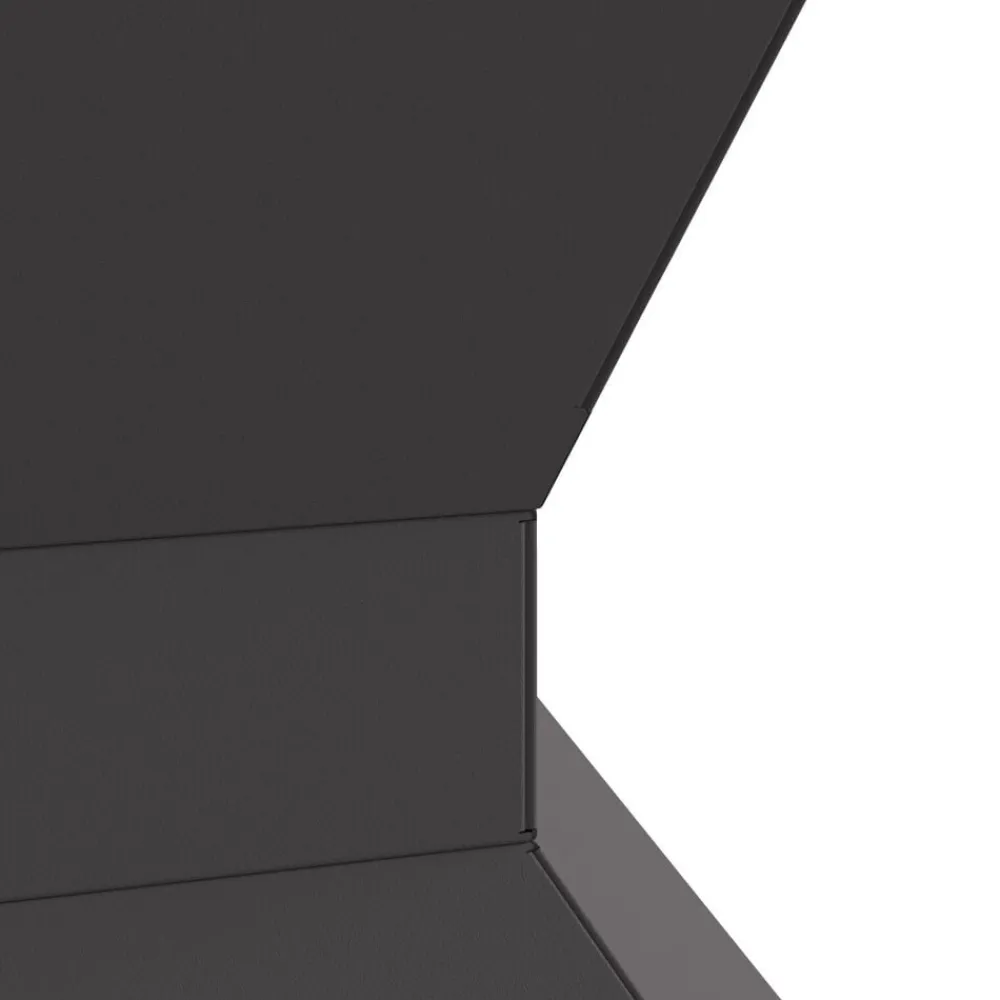 vidaXL Chimeneas-Hoguera Negro 50 x 50 x 40 cm Acero