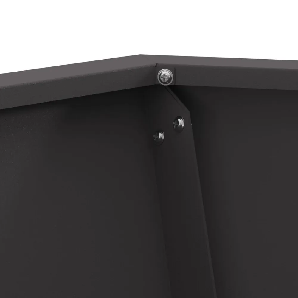 vidaXL Chimeneas-Hoguera Negro 50 x 50 x 40 cm Acero