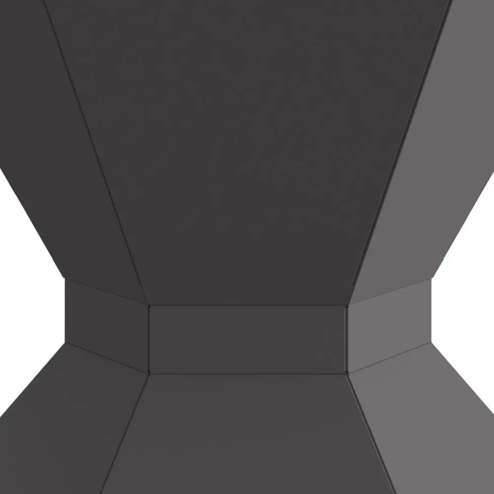 vidaXL Chimeneas-Hoguera Negro 50 x 50 x 40 cm Acero