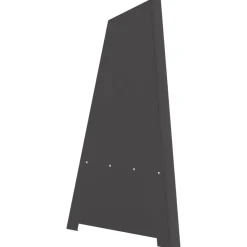 vidaXL Hoguera Negro 50 x 50 x 95 cm Acero Acero laminado en fr&iacute;o/negro Clearance