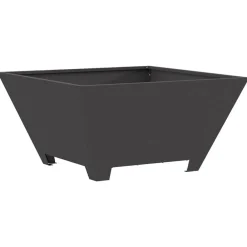 vidaXL Hoguera Negro 60 x 60 x 30 cm Acero Acero laminado en fr&iacute;o/negro Sale