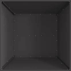 vidaXL Hoguera Negro 60 x 60 x 30 cm Acero Acero laminado en fr&iacute;o/negro Sale