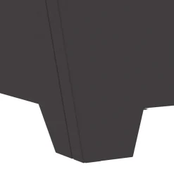 vidaXL Hoguera Negro 60 x 60 x 30 cm Acero Acero laminado en fr&iacute;o/negro Sale
