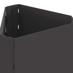vidaXL Chimeneas-Hoguera Negro 50 x 43 x 52 cm Acero