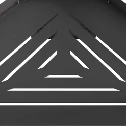 vidaXL Chimeneas-Hoguera Negro 50 x 43 x 52 cm Acero