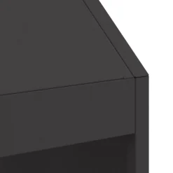 vidaXL Chimeneas-Hoguera Negro 50 x 50 x 100 cm Acero
