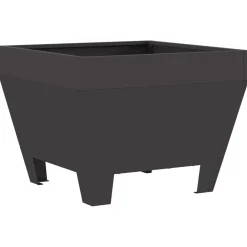 vidaXL Hoguera Negro 50 x 50 x 38 cm Acero Acero laminado en fr&iacute;o/negro Best
