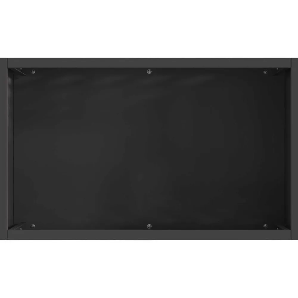 vidaXL Chimeneas-Hoguera Negro 50 x 30 x 40 cm Acero
