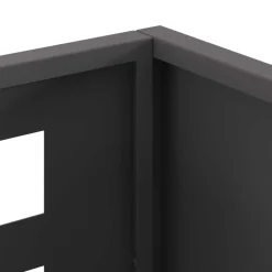 vidaXL Chimeneas-Hoguera Negro 50 x 30 x 40 cm Acero