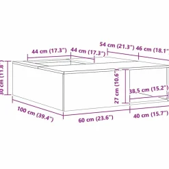 vidaXL Hoguera Negro 100 x 100 x 30 cm Acero Acero laminado en frío/negro Best