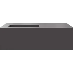 vidaXL Hoguera Negro 100 x 100 x 30 cm Acero Acero laminado en frío/negro Best