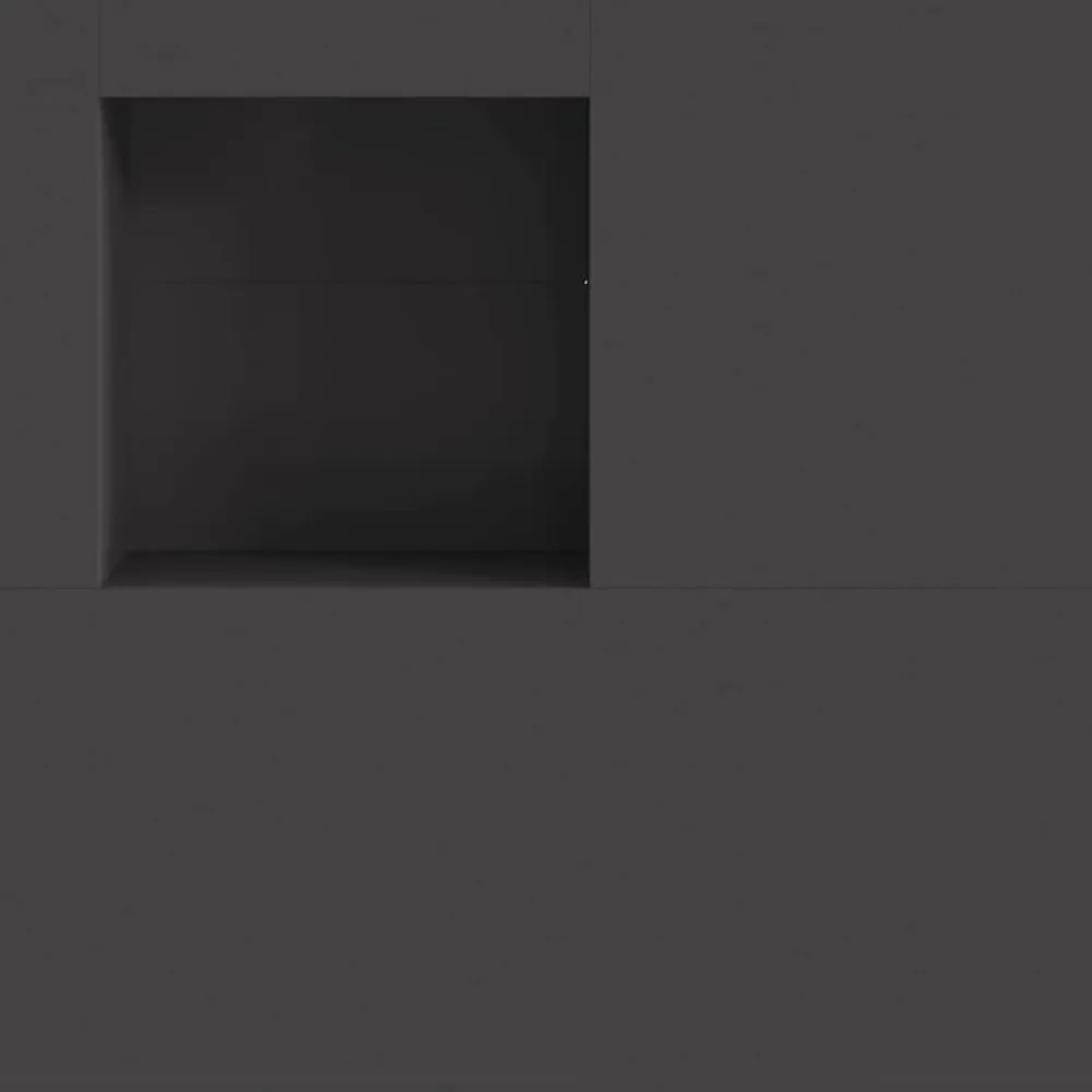 vidaXL Hoguera Negro 100 x 100 x 30 cm Acero Acero laminado en frío/negro Best