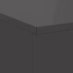 vidaXL Hoguera Negro 100 x 100 x 30 cm Acero Acero laminado en frío/negro Best