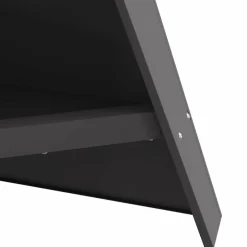 vidaXL Hoguera Negro 58 x 40 x 100 cm Acero Acero laminado en fr&iacute;o/negro Discount