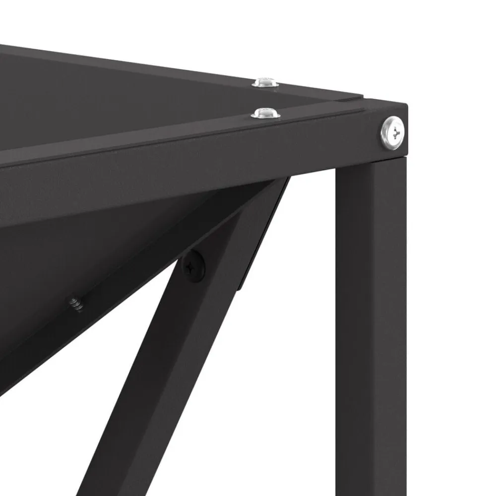 vidaXL Chimeneas-Hoguera Negro 50 x 50 x 35 cm Acero