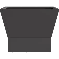 vidaXL Hoguera Negro 40 x 40 x 35 cm Acero Acero laminado en fr&iacute;o/negro Discount