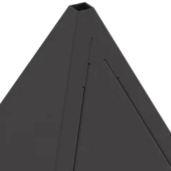 vidaXL Hoguera Negro 50 x 50 x 51 cm Acero Acero laminado en fr&iacute;o/negro New