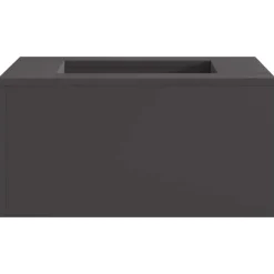 vidaXL Hoguera Negro 60 x 60 x 30 cm Acero Acero laminado en fr&iacute;o/negro