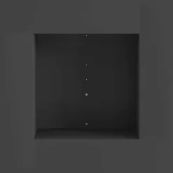 vidaXL Hoguera Negro 60 x 60 x 30 cm Acero Acero laminado en frío/negro