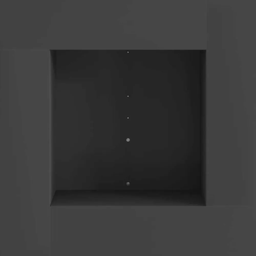 vidaXL Hoguera Negro 60 x 60 x 30 cm Acero Acero laminado en frío/negro