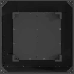 vidaXL Hoguera Negro 60 x 60 x 30 cm Acero Acero laminado en frío/negro