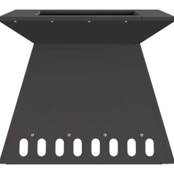 vidaXL Chimeneas-Hoguera Negro 48 x 48 x 40 cm Acero