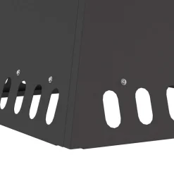 vidaXL Chimeneas-Hoguera Negro 48 x 48 x 40 cm Acero