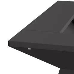 vidaXL Chimeneas-Hoguera Negro 48 x 48 x 40 cm Acero