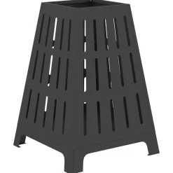 vidaXL Chimeneas-Hoguera Negro 50 x 50 x 70 cm Acero