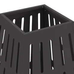 vidaXL Chimeneas-Hoguera Negro 50 x 50 x 70 cm Acero
