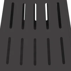 vidaXL Chimeneas-Hoguera Negro 50 x 50 x 70 cm Acero