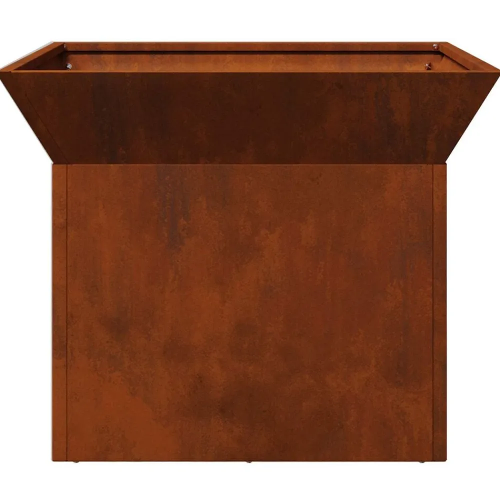 vidaXL Chimeneas-Hoguera Oxidado 50 x 50 x 40 cm