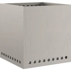 vidaXL Hoguera Sin Humo Marrón 48 x 48 x 50 cm Acero autopatinable Acero oxidado/marrón Online
