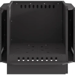 vidaXL Chimeneas-Hoguera Sin Humo Negro 58 x 58 x 51 cm Acero laminado en frío