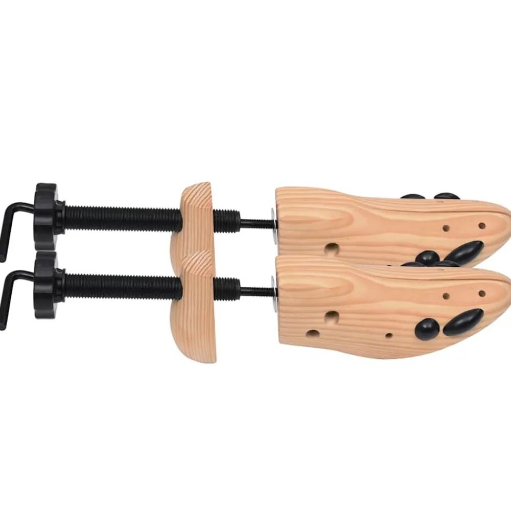 vidaXL Productos Del Hogar-Hormas de zapato madera maciza de pino número 36-40