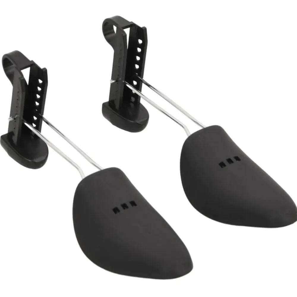 vidaXL Productos Del Hogar-Hormas de zapatos 5 pares plástico negro EU 35-38