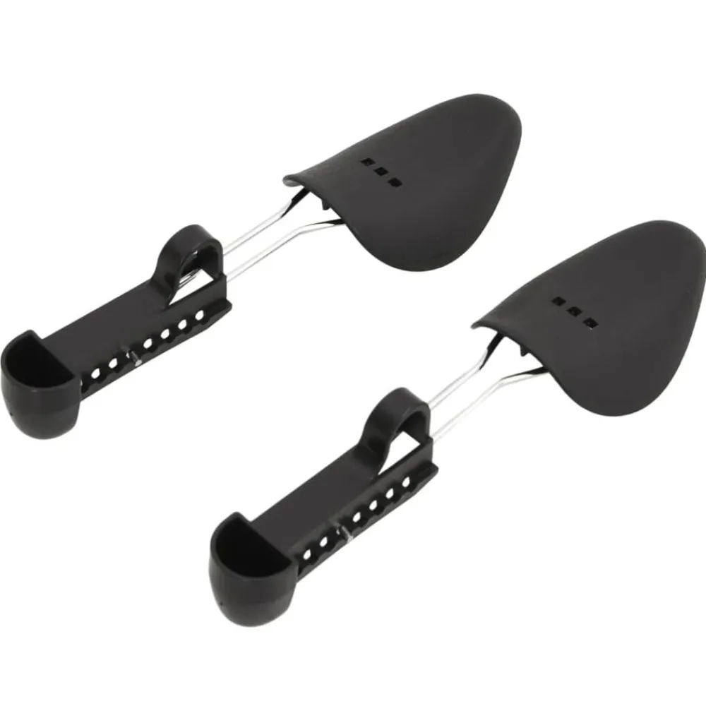 vidaXL Productos Del Hogar-Hormas de zapatos 5 pares plástico negro EU 35-38