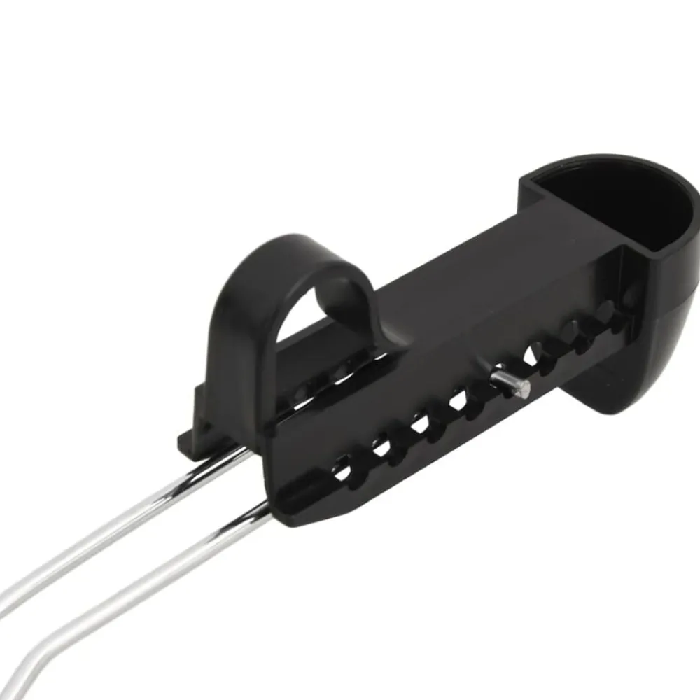 vidaXL Productos Del Hogar-Hormas de zapatos 5 pares plástico negro EU 35-38
